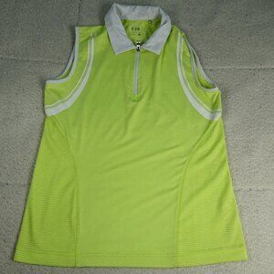N' Vo Performance Yellow Tank Top Small